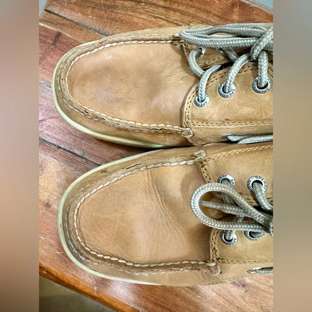 Sperry Billfish Casual Moc Toe Leather Boat Shoes Size 9.5